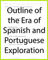 Outline of the Era of Spanish and Portuguese Exploration PDF