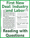 First New Deal: Industry and Labor Reading with Questions First New Deal: Industry and Labor Reading with Questions