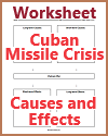 Cuban Missile Crisis Causes and Effects DIY Infographic Worksheet Cuban Missile Crisis Causes and Effects DIY Infographic Worksheet