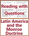 Latin America and the Monroe Doctrine Reading with Questions Latin America and the Monroe Doctrine Reading with Questions