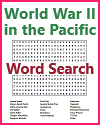 World War II in the Pacific Word Search Puzzle World War II in the Pacific Word Search Puzzle