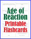 Age of Reaction Printable Flashcards