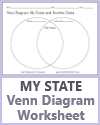My State Venn Diagram Worksheet My State Venn Diagram Worksheet