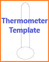 Thermometer Template Thermometer Template