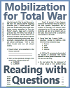 Mobilization for Total War Reading with Questions Mobilization for Total War Reading with Questions