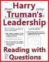 Harry Truman's Leadership Reading with Questions Harry Truman's Leadership Reading with Questions