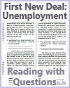 First New Deal: Unemployment Reading with Questions First New Deal: Unemployment Reading with Questions