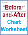 Before-and-After Blank Chart Worksheet Before-and-After Blank Chart Worksheet