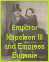 Emperor Napoleon III and the Empress Eugenie. Photograph taken in the 1860s, showing the costume of the period.