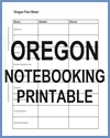 Oregon Notebooking Printable Fact Sheet Oregon Notebooking Printable Fact Sheet