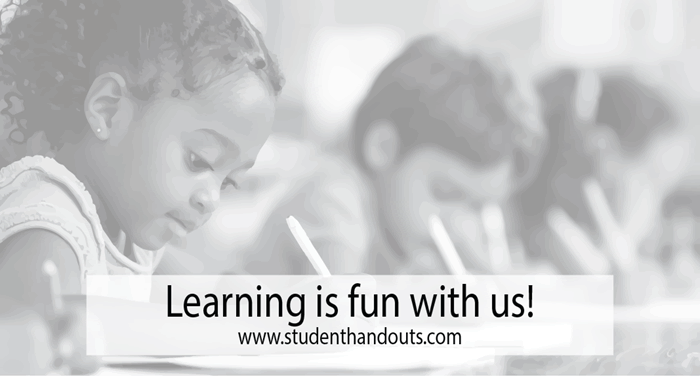 Free K-12 educational printables! PDFs, PPTs, and more.