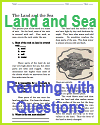 Land and Sea Reading with Questions Land and Sea Reading with Questions