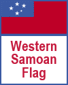 Western Samoan Flag