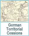 Map of lands ceded by the treaty of 1919 with Germany.