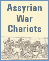 Assyrian War Chariots Assyrian war chariots.