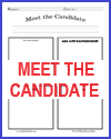 Presidential Election for Kids - Meet the Candidate Worksheet Presidential Election for Kids - Meet the Candidate Worksheet