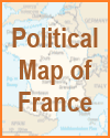 Political Map of France Political Map of France