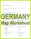 Germany Map Worksheet Germany Map Worksheet