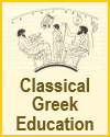 Greek school teacher, pupil, and pedagogue. Greek school teacher, pupil, and pedagogue.