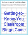 Getting-to-Know-You Classroom Bingo Game