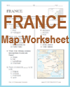 France Map Worksheet France Map Worksheet
