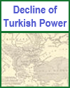 Map of the decline of Turkish power from 1815 to 1912. Map of the decline of Turkish power from 1815 to 1912.