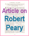 Article on Robert Peary, North Pole Discoverer Article on Robert Peary, North Pole Discoverer