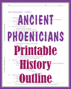Ancient Phoenicians Outline PDF Ancient Phoenicians Outline PDF