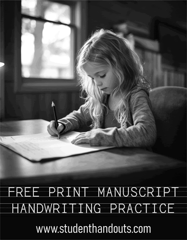 Print Manuscript Writing Worksheets - The perfect free printables to help young writers master their print manuscript handwriting skills. Whether you are getting ready for kindergarten, or supplementing ELA class with students in grades K-3, these free printable print manuscript handwriting sheets guarantee writing success.