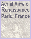 Portion of Old Paris, France, dating to the European Renaissance. Drawing in style of a map or aerial photograph. Portion of Old Paris, France, dating to the European Renaissance. Drawing in style of a map or aerial photograph.