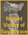 The Nike or Winged Victory of Samothrace. Ancient Greek sculpture. The Nike or Winged Victory of Samothrace. Ancient Greek sculpture.