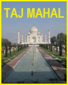 The long reflecting pool leading up to the Taj Mahal. Taj Mahal