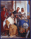 Showing Telescope to Giuseppe Bertini
