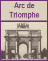 Arc de Triomphe Triumphal Arch (Carrousel), Paris, France. The Arc de Triomphe is the largest triumphal arch in the world.