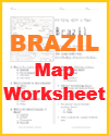Brazil Map Worksheet