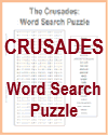 Crusades Word Search Puzzle