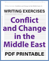 Middle Eastern Conflict Writing Exercises 