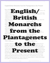 List of English Monarchs since the Plantagenets List of English Monarchs since the Plantagenets