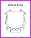 Coat-of-Arms Sheet #4 Coat of Arms Template No. 4