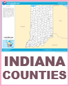 Indiana Counties Map