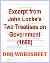 DBQ Worksheet on John Locke's Two Treatises on Government DBQ Worksheet on John Locke's Two Treatises on Government