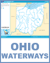 Ohio Rivers and Lakes Courtesy of the United States National Atlas