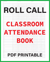 DIY Printable Classroom Attendance Book