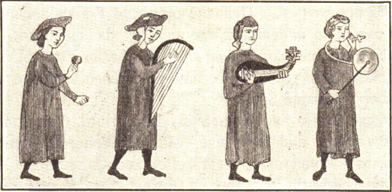 Musical Troubadours of the European Middle Ages