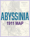 Map of Abyssinia in 1911
