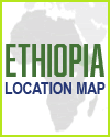Global Position Map of Ethiopia