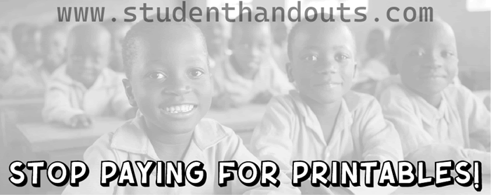 Free K-12 Printables
