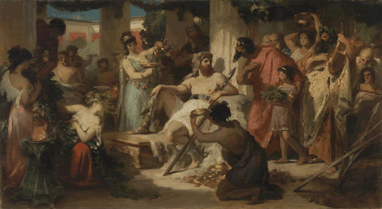 Ludwig Thiersch's Alarich in Athen, circa 1879