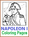 Napoléon I Coloring Pages Napoléon I Coloring Pages