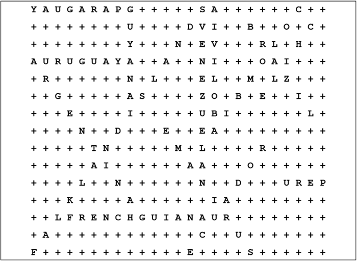 South America Word Search Puzzle Answer Key South America Word Search Puzzle Answer Key